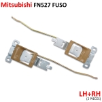 ชุด มือจับด้านใน มือเปิดในประตู ข้างซ้าย+ขวา 2 ชิ้น สีน้ำตาล สำหรับ Mitsubishi FN527 FUSO FM515 ปี 1985-1989